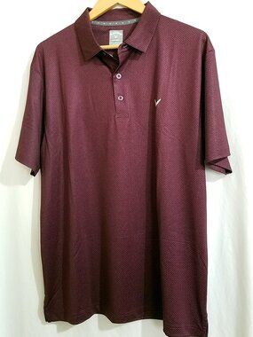 Callaway Performance Polo Large Purple Grape Wine NWT